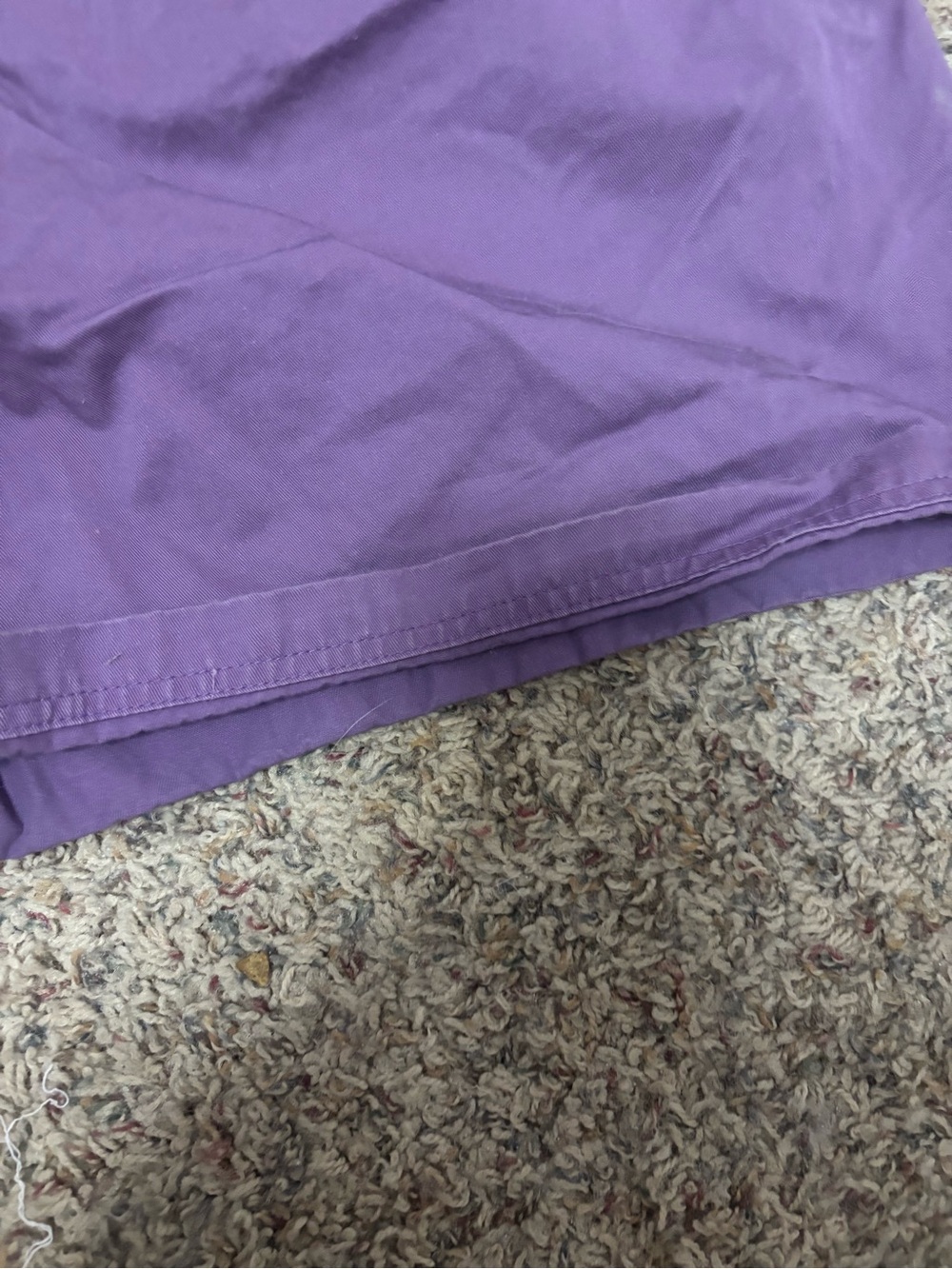 White Stag Purple High-Waist Casual Bermuda Shorts - Picture 3 of 9